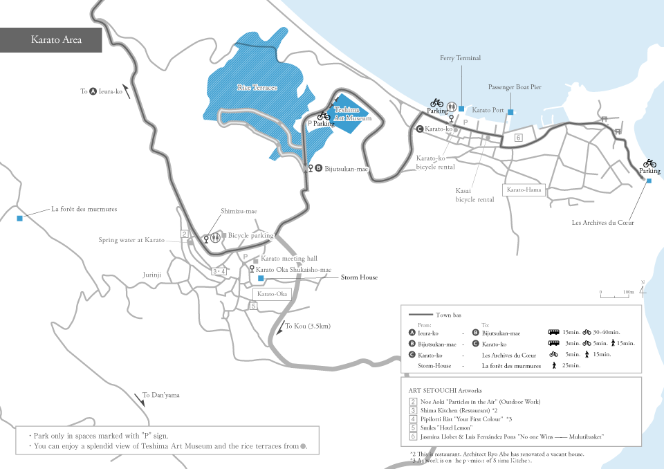 Transport in Teshima Island